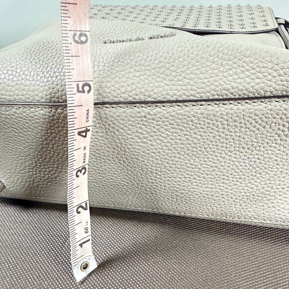 MICHAEL Michael Kors Bristol Medium Studded Leather Backpack Soft Beige Bag main image 13